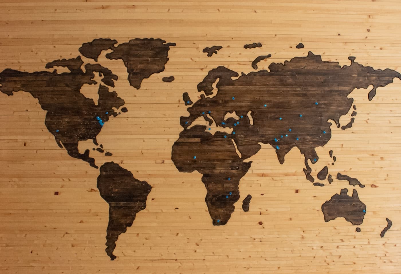 Global presence map